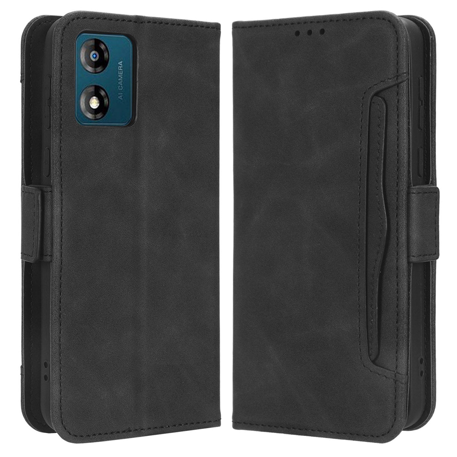 For Motorola Moto E13 4G Phone Wallet Case Stand Multiple Card Slots PU Leather Phone Cover For Motorola Moto E13 4G Phone Wallet Case Stand Multiple Card Slots PU Leather Phone Cover